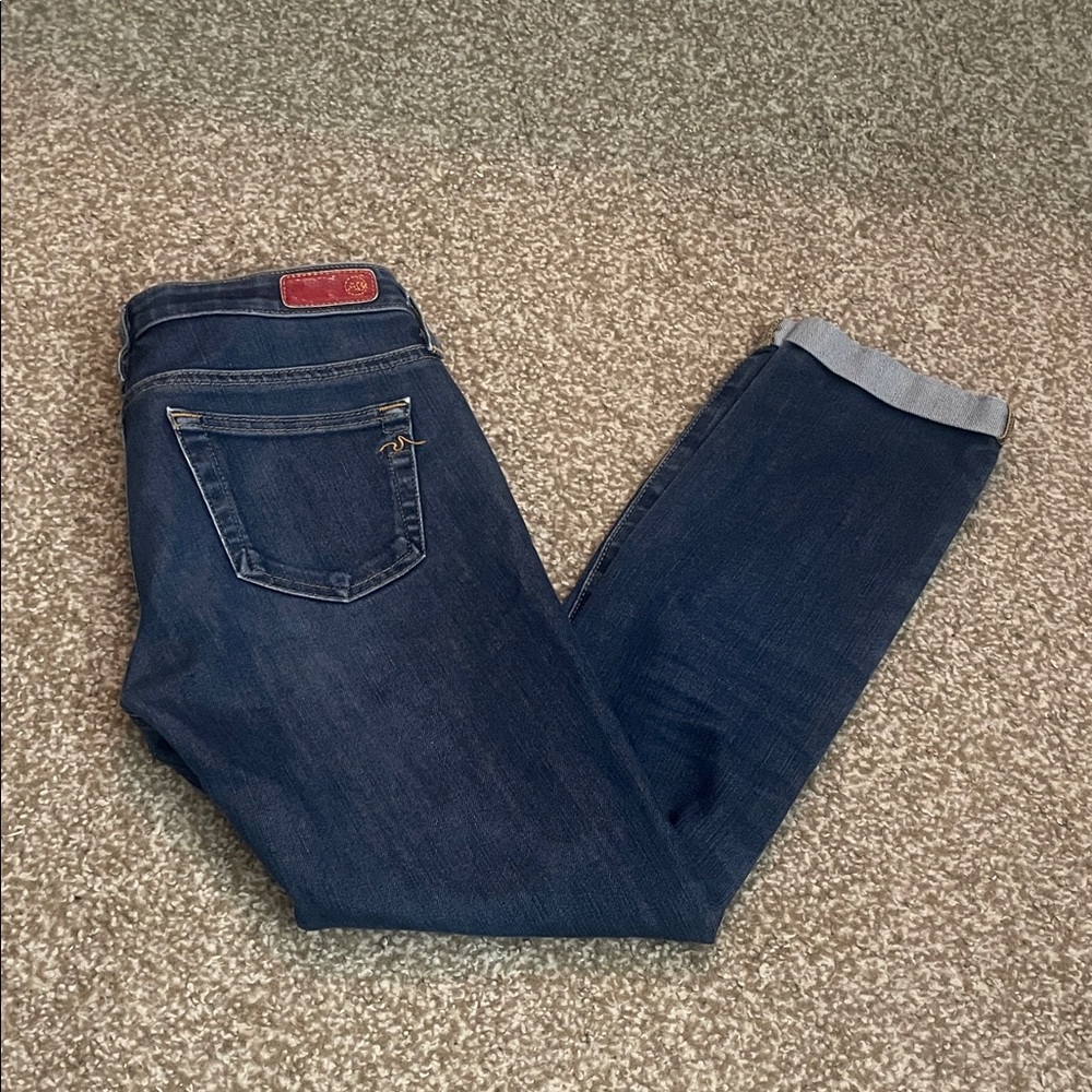 Adriano Goldschmied Stilt Roll Up Cigarette Crop Roll Up Jeans
